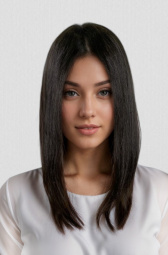 A4 Накладка на макушку, цвет коричнево-черный